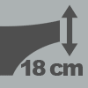 18 cm